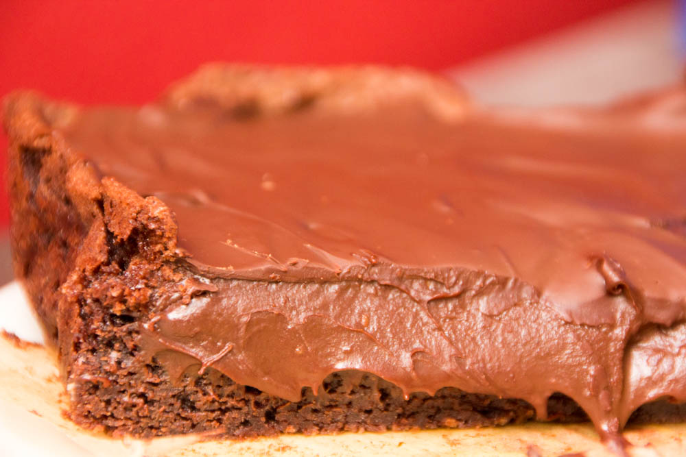 Experiment: Schokoladen-Nutella Brownie mit 3-fach Schokolade