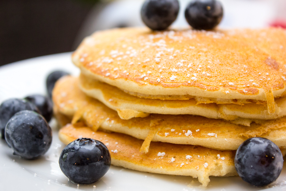 amerikanische Pancakes, einfaches und schnelles Rezept